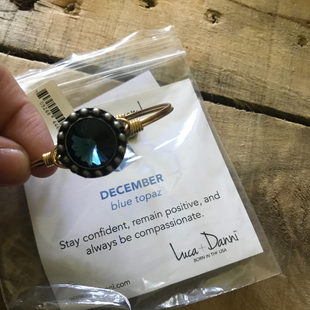 Luca and Danni Gold December Bracelet